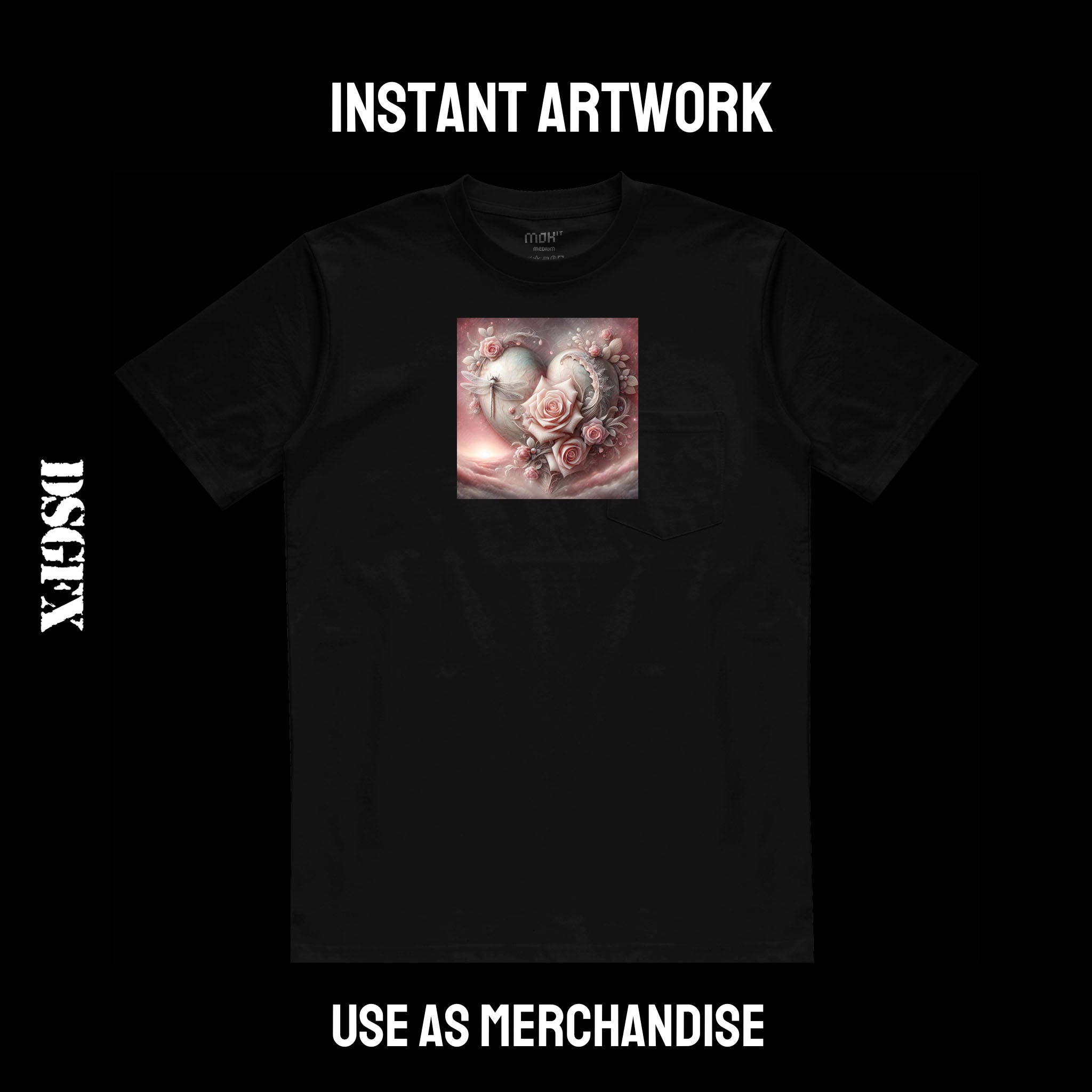 Ethereal Heart Floral Dream