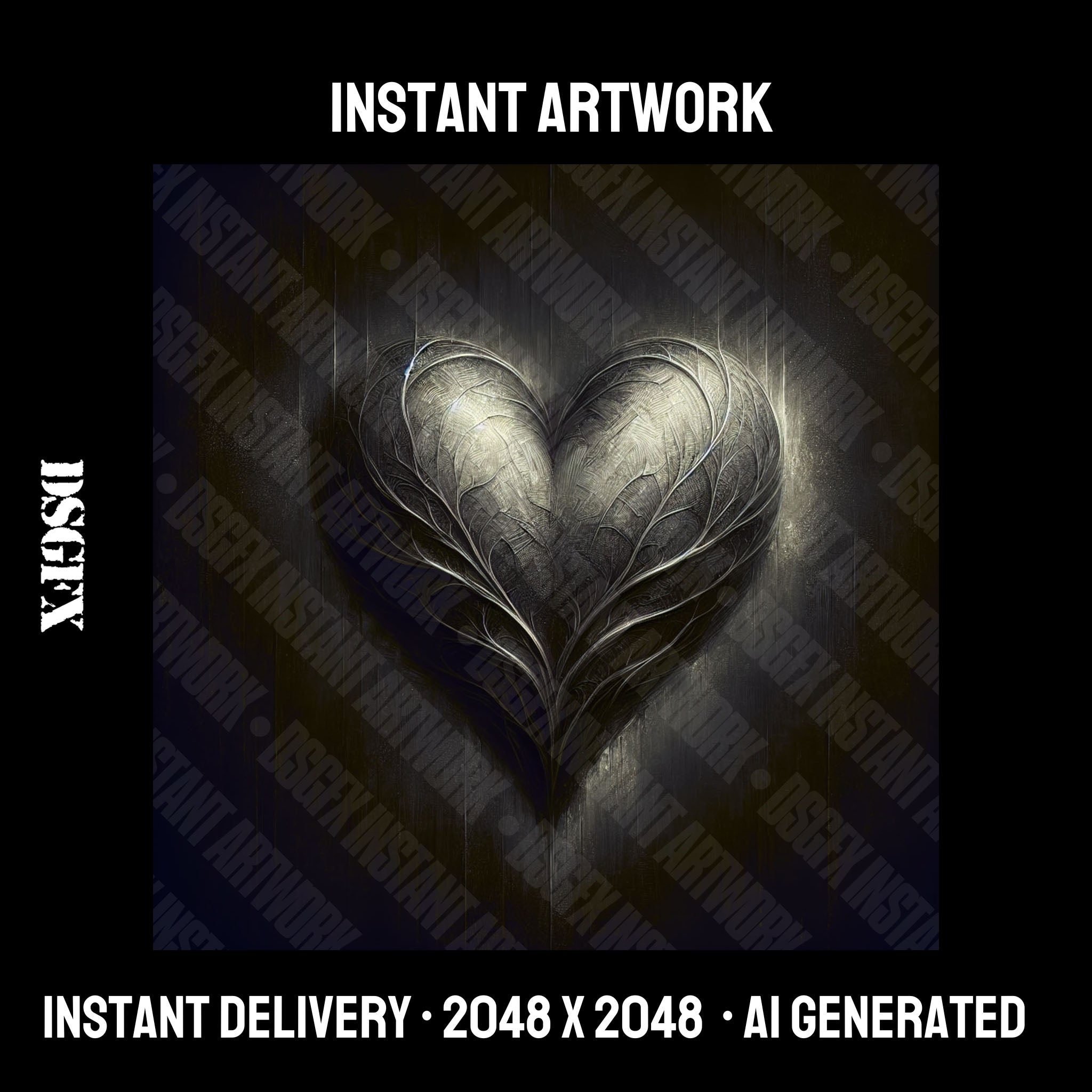 Abstract Heart Illustration