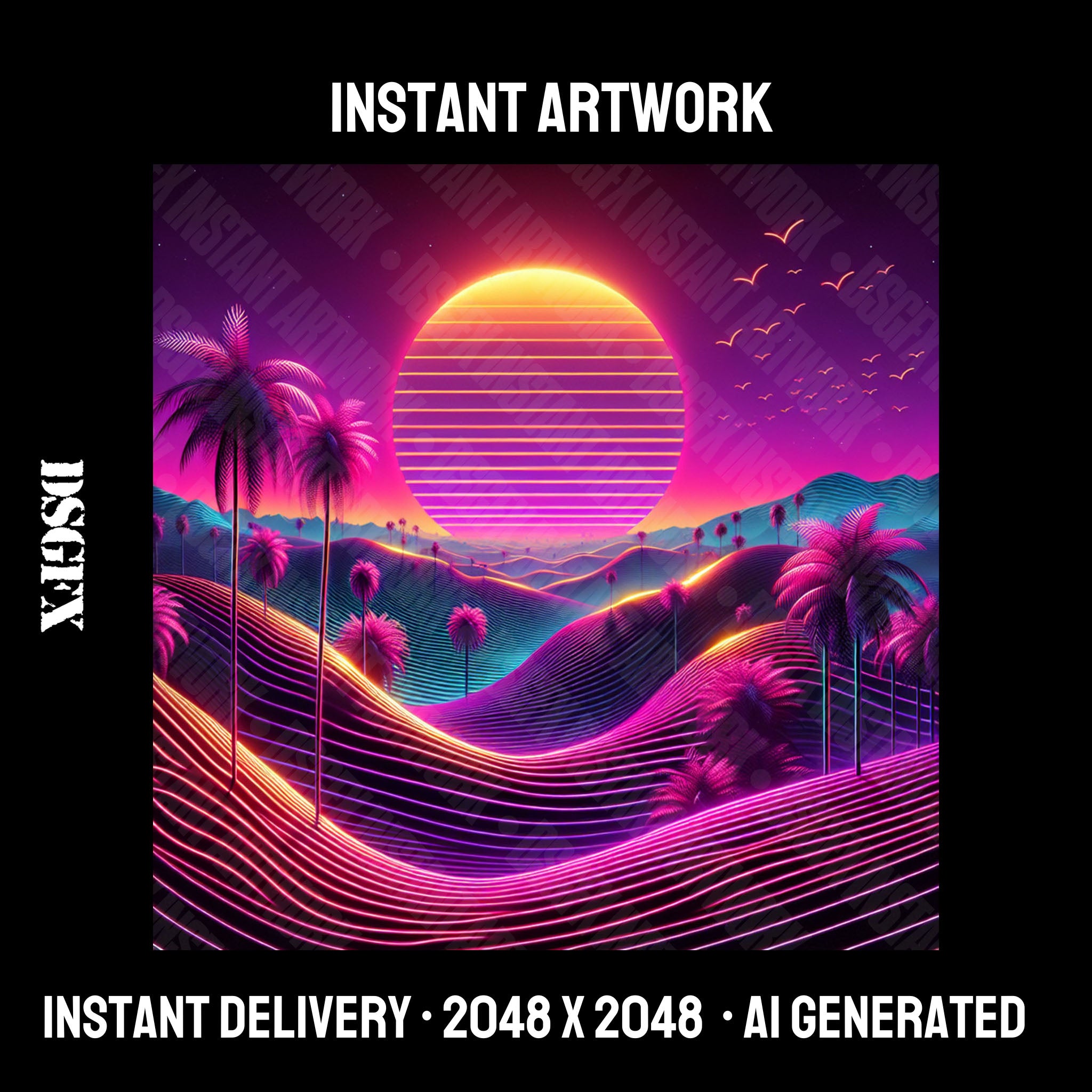 Neon Synthwave Vista