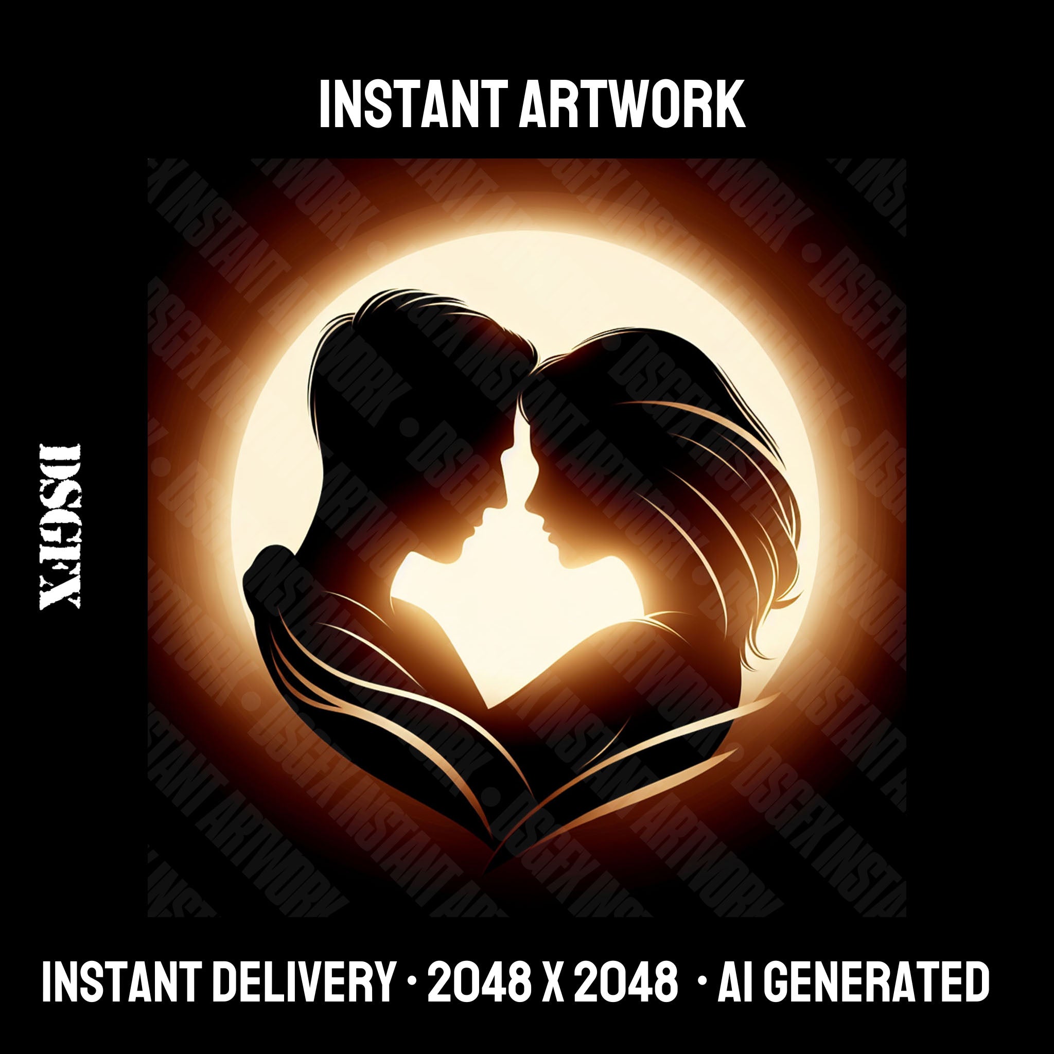 Lunar Silhouette Romance