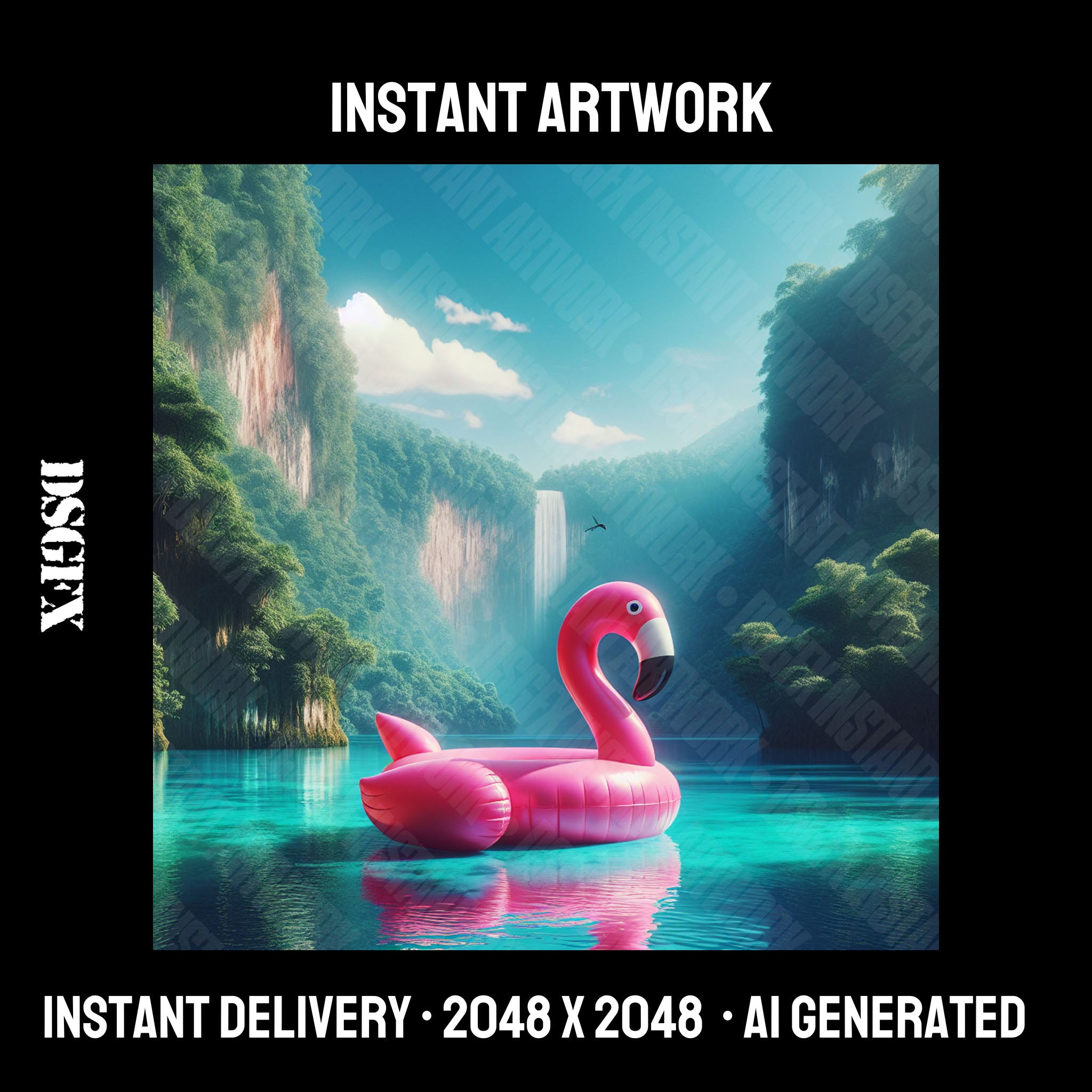 Mystical Flamingo Float