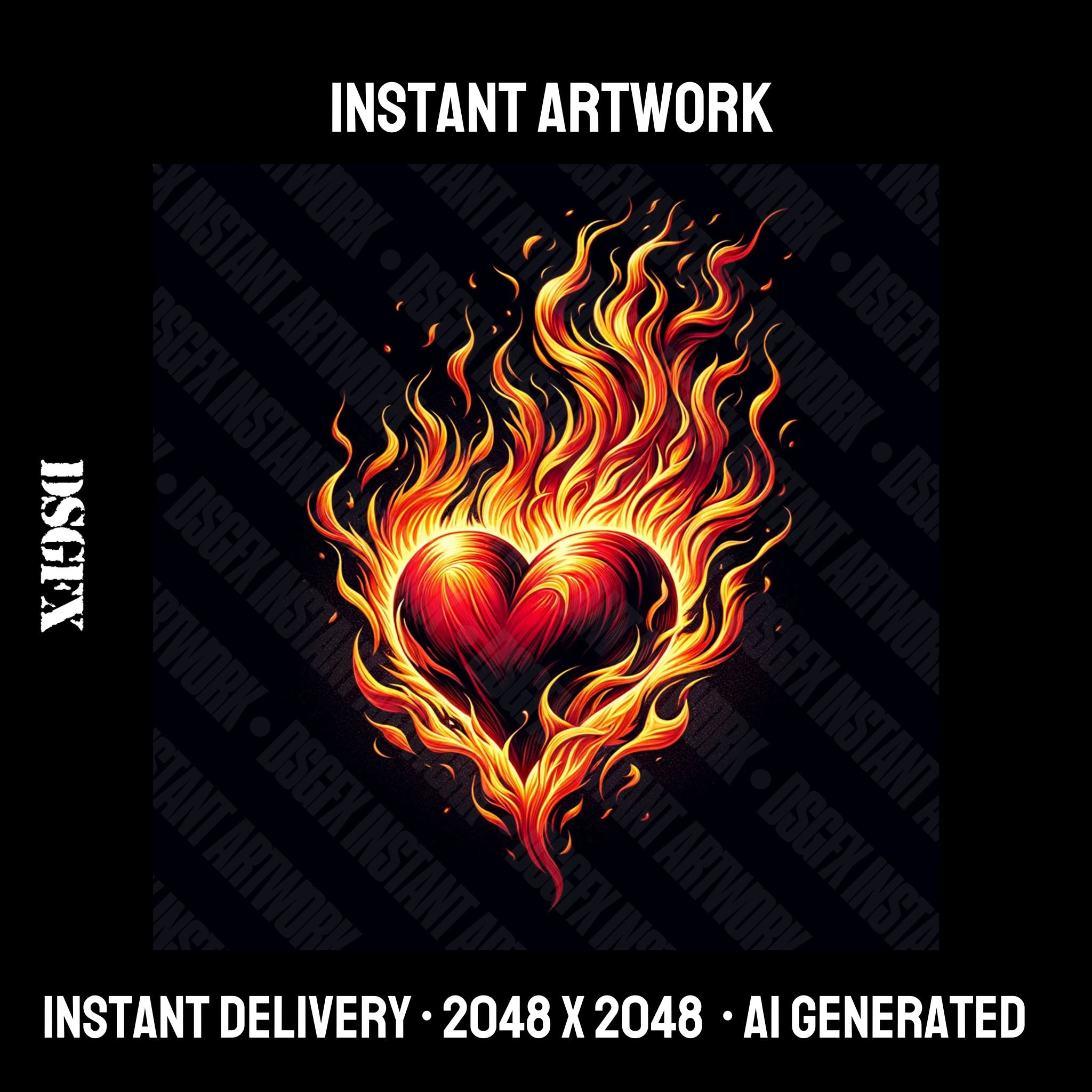 Blazing Heart Artwork