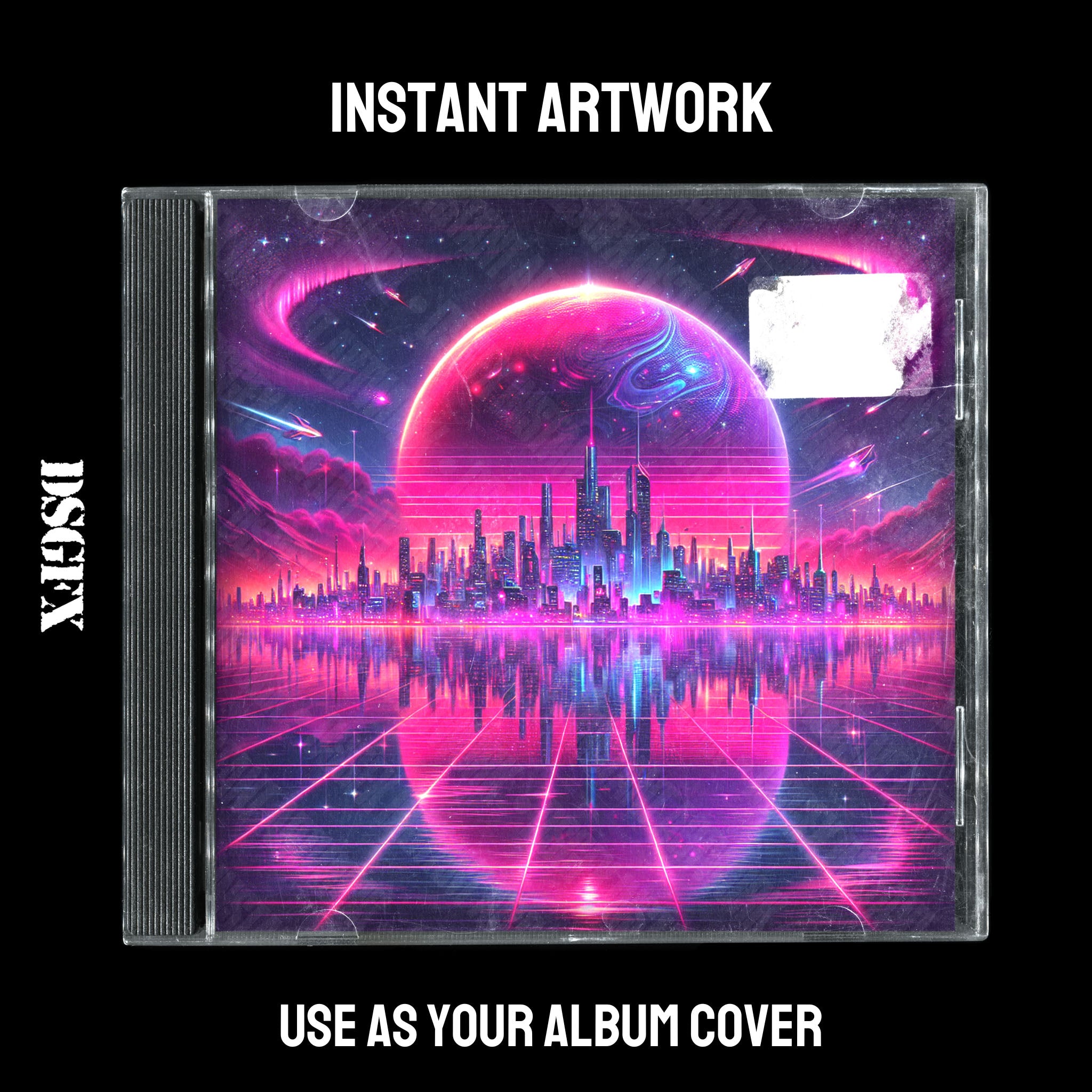 Neon Synth Cityscape