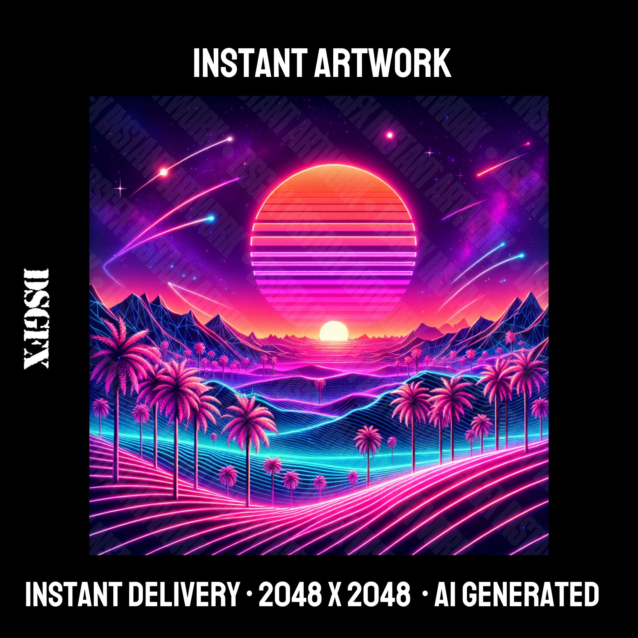 Neon Sunset Synthwave