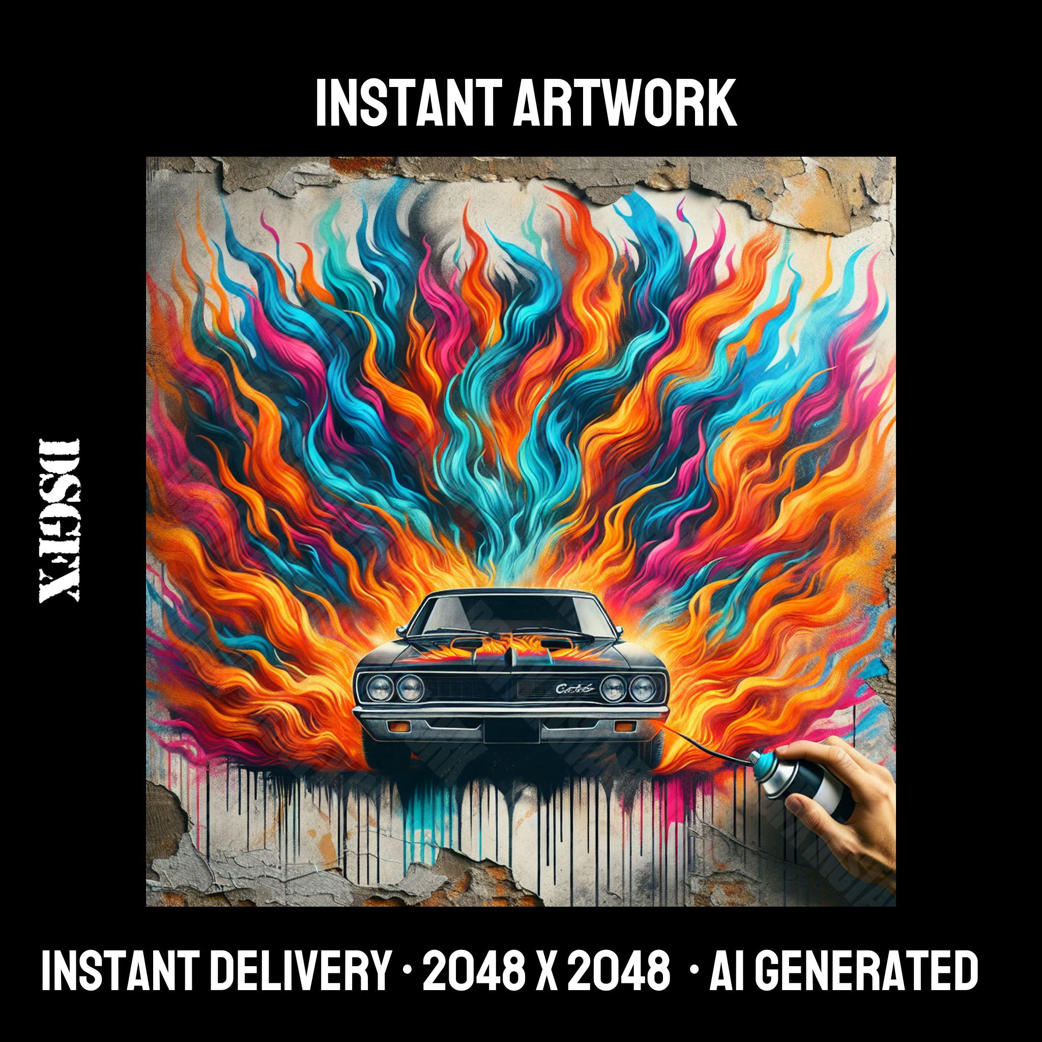 Vibrant Aerosol Fantasia