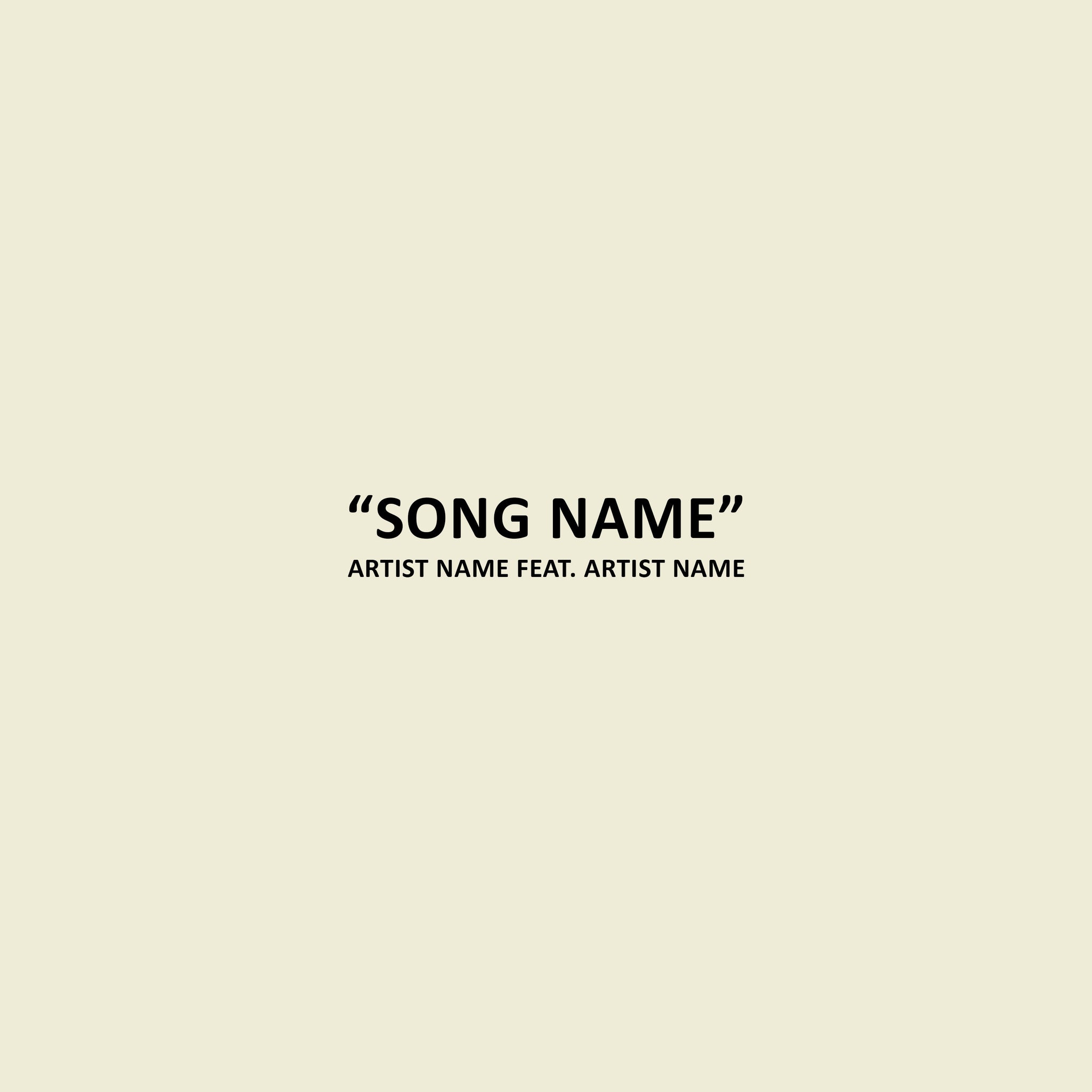 Custom Text Cover Art