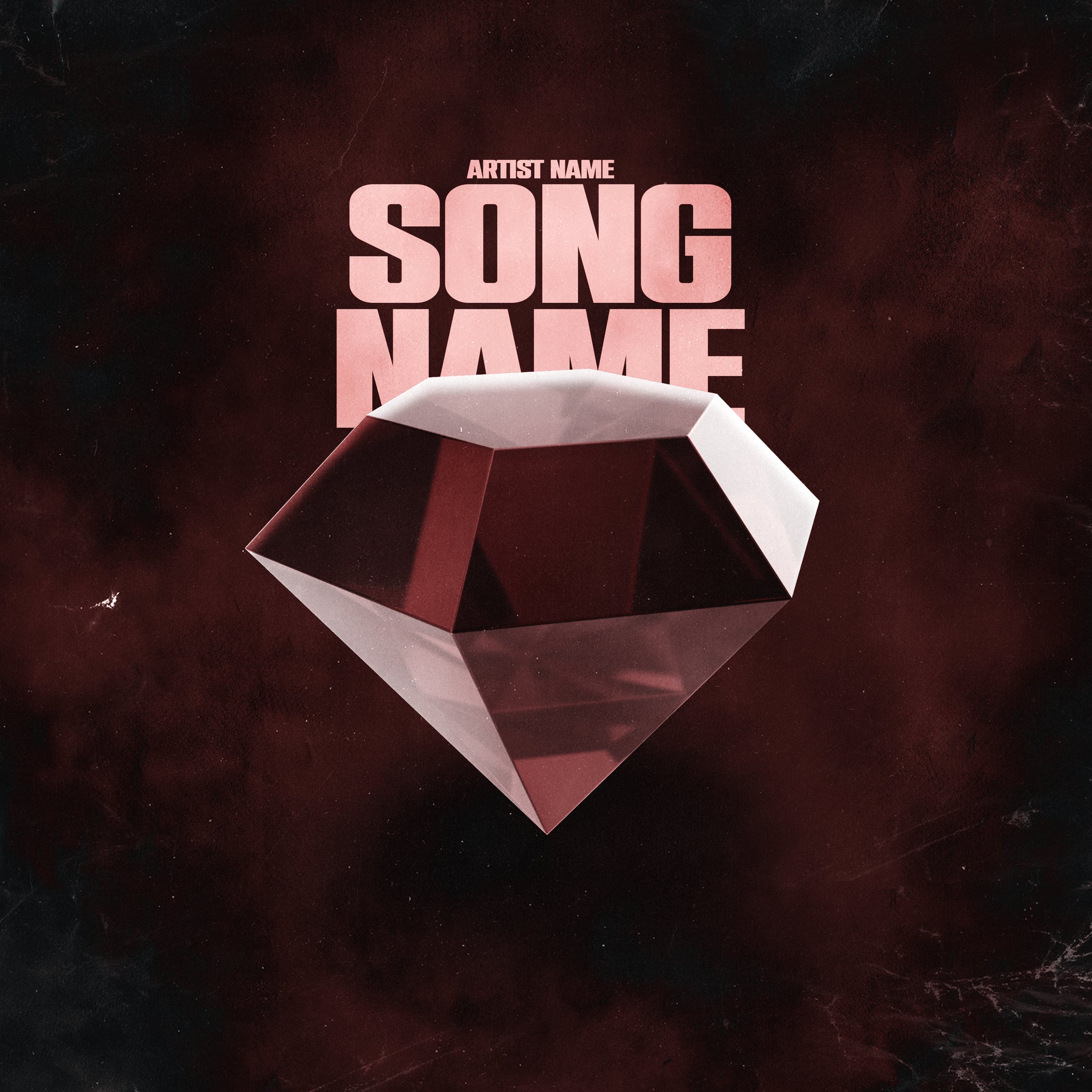 Single Red Diamond
