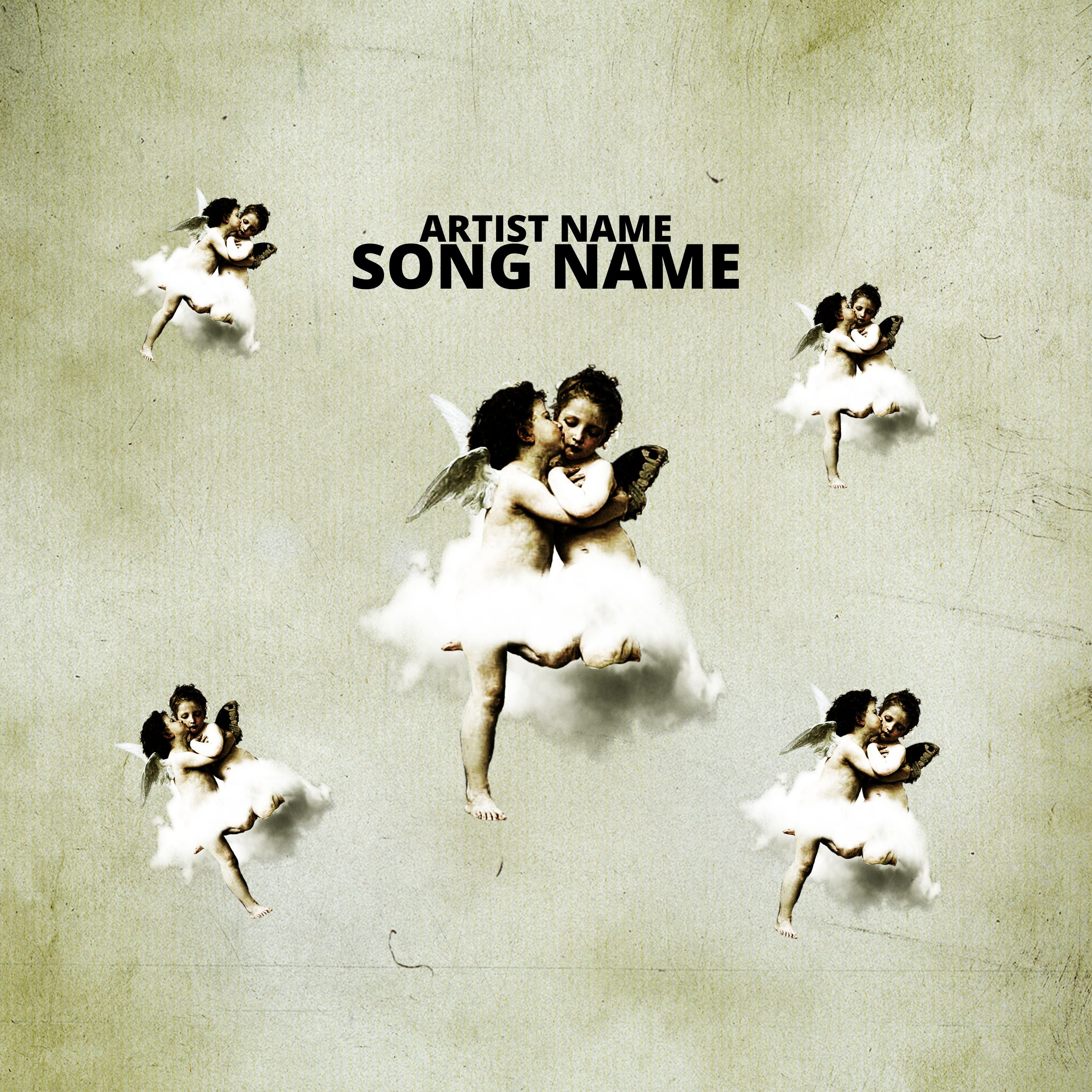 Angels Dancing - Canva Template - Music Album Art - Cover Art